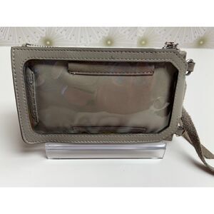 Aimee Kestenberg gray leather smartphone crossbody bag